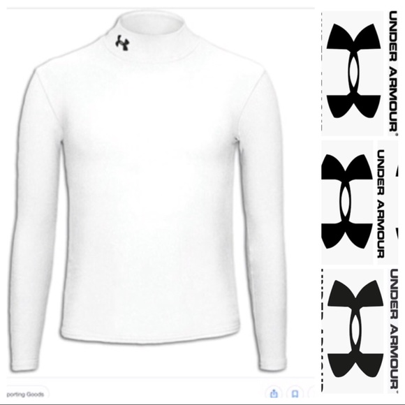 white under armour turtleneck